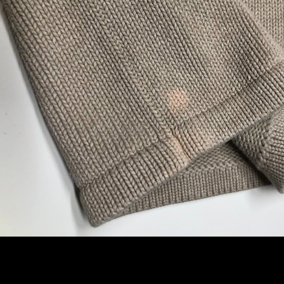 J. Crew Men's M Beige Sweater Roll Neck Oarsman - Picture 4 of 7